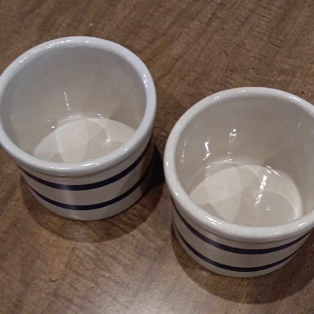 Striped Ceramic Crocks - Picture 4 of 5